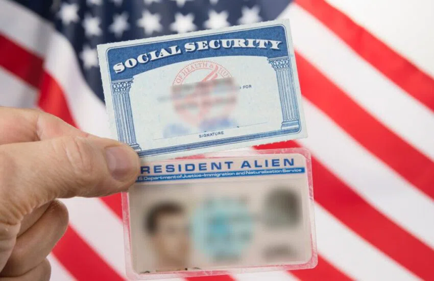 Social Security Card (2) A person wants to get a replacement Social Security Card for his child.